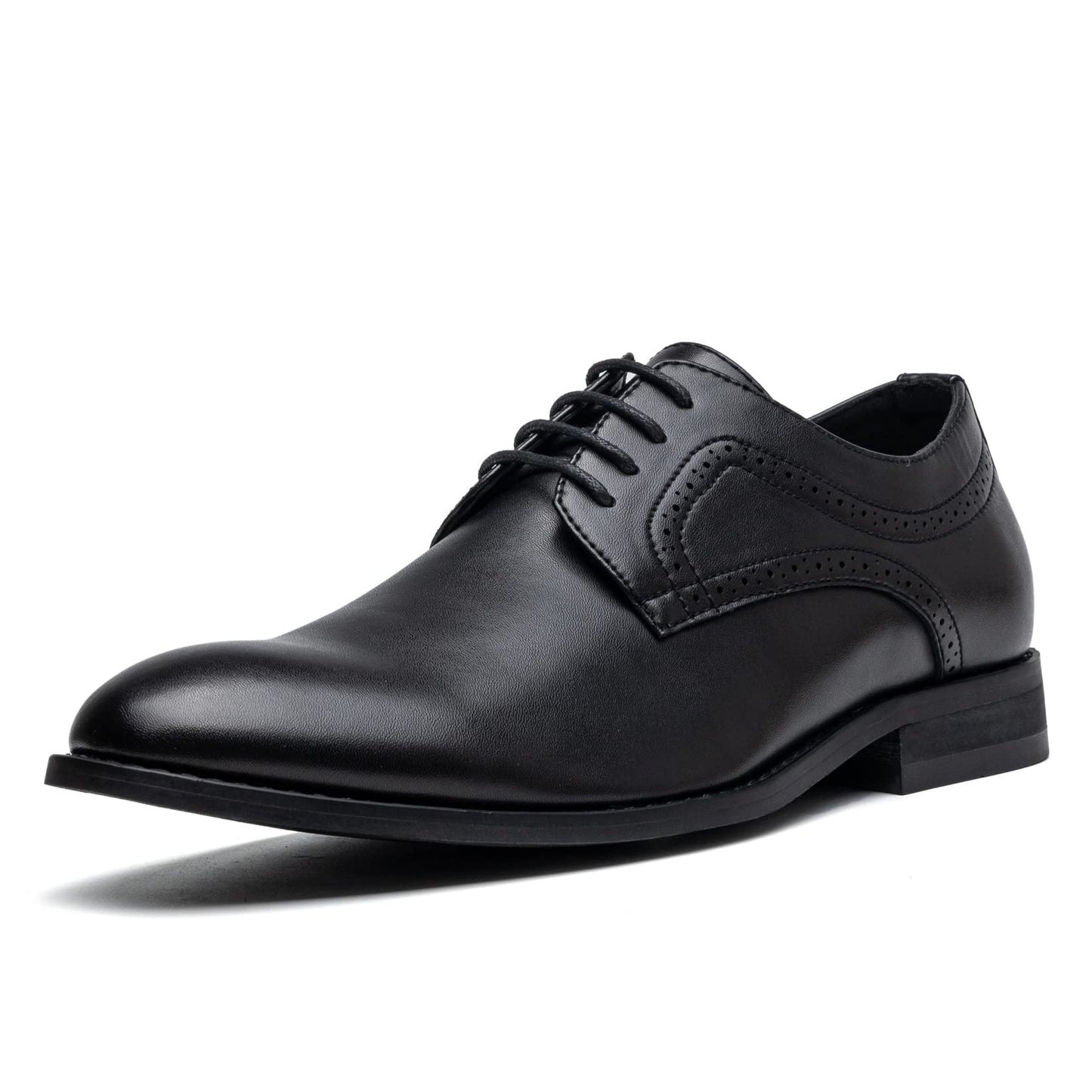 Nttb Men's Oxford Formal Dress Shoes, Comfort Classic Business Lace Up Plain Toe Dress Shoes