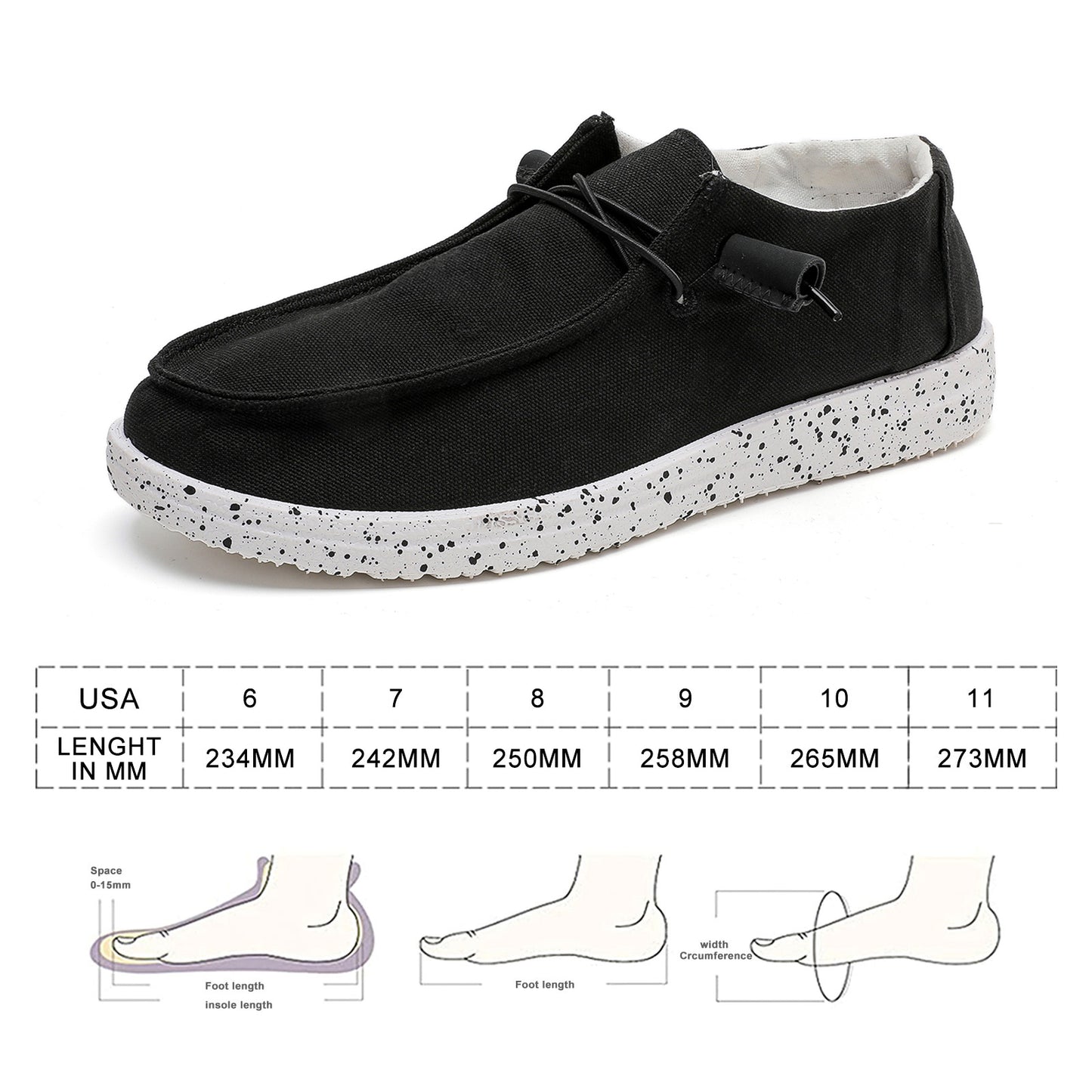 Womens Lightweight Slip On Boat Shoes Casual Loafers Deck Shoes Canvas Sneakers For Women