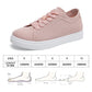 Womens Breathable Slip On Shoes, Womens Casual Boat Loafers Walking Shoes, Lightweight Canvas Lace Up Loafers Shoes for Women