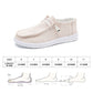 Womens Lightweight Slip On Boat Shoes Casual Loafers Deck Shoes Canvas Sneakers For Women