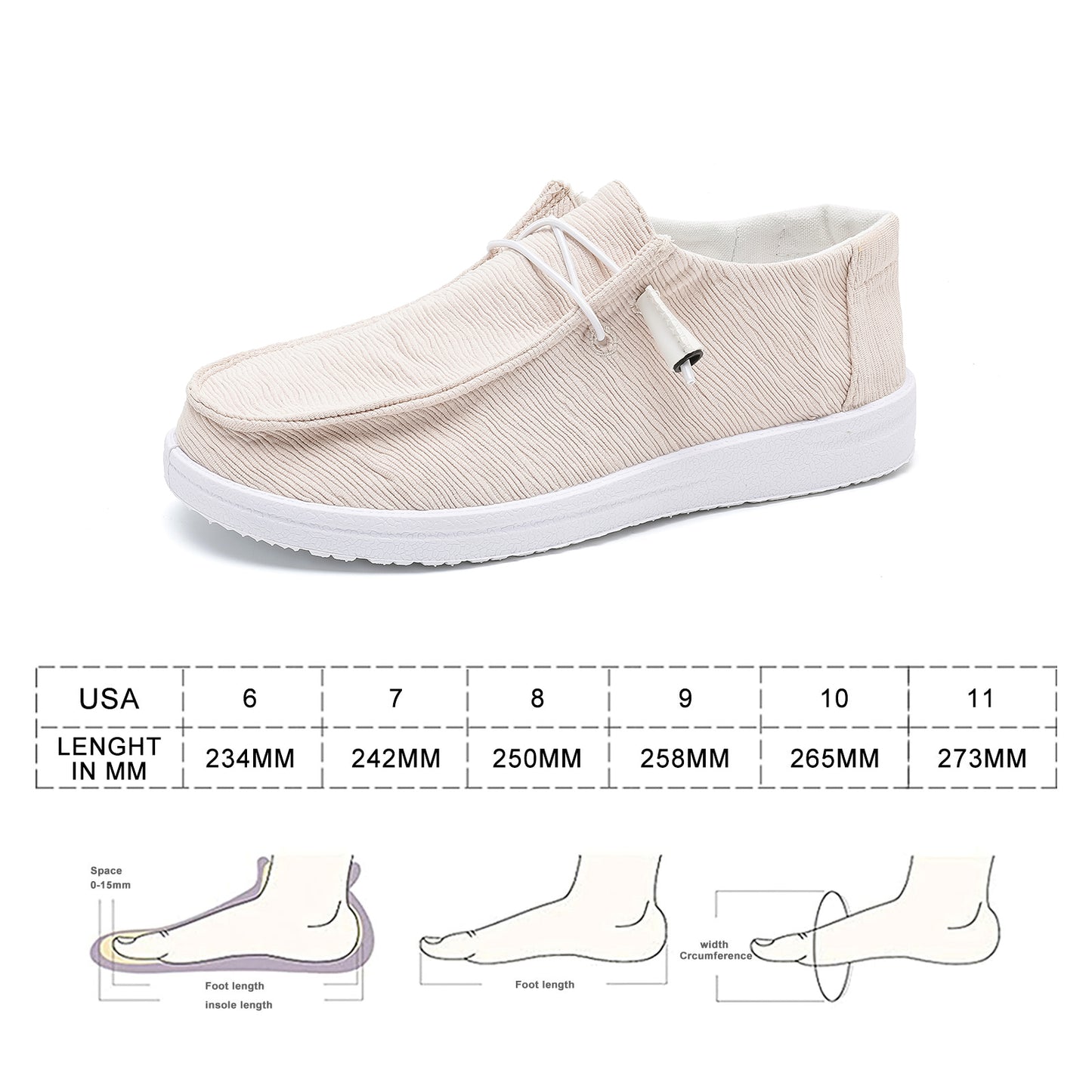 Womens Lightweight Slip On Boat Shoes Casual Loafers Deck Shoes Canvas Sneakers For Women