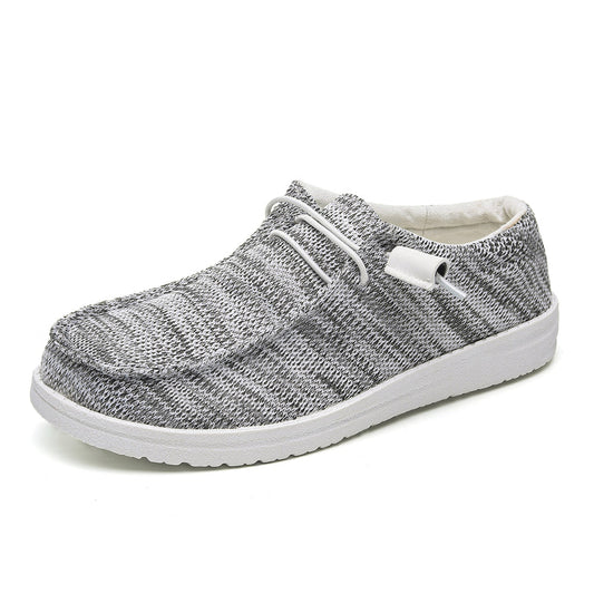 Womens Lightweight Slip On Boat Shoes Casual Loafers Deck Shoes Canvas Sneakers For Women