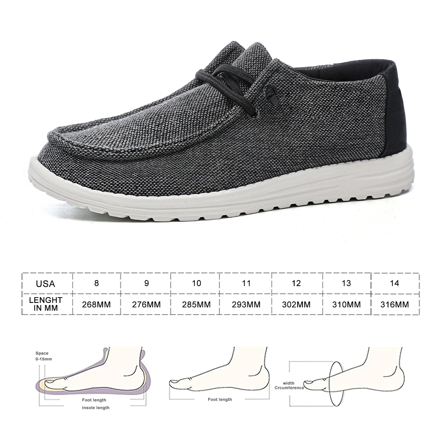 Mens Lightweight Autumn And Winter Slip On Boat Shoes Casual Loafers Deck Shoes Canvas Sneakers For Mens